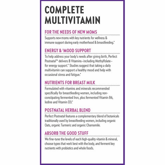 Perfect Postnatal Multivitamin, NCH